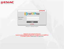 Tablet Screenshot of crm.eniac.it
